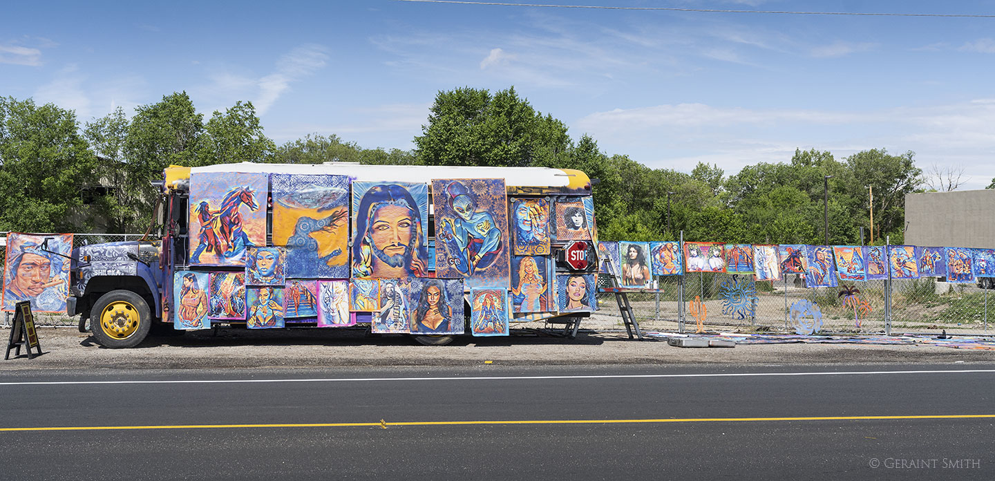 Art Bus in El Prado, Taos, NM