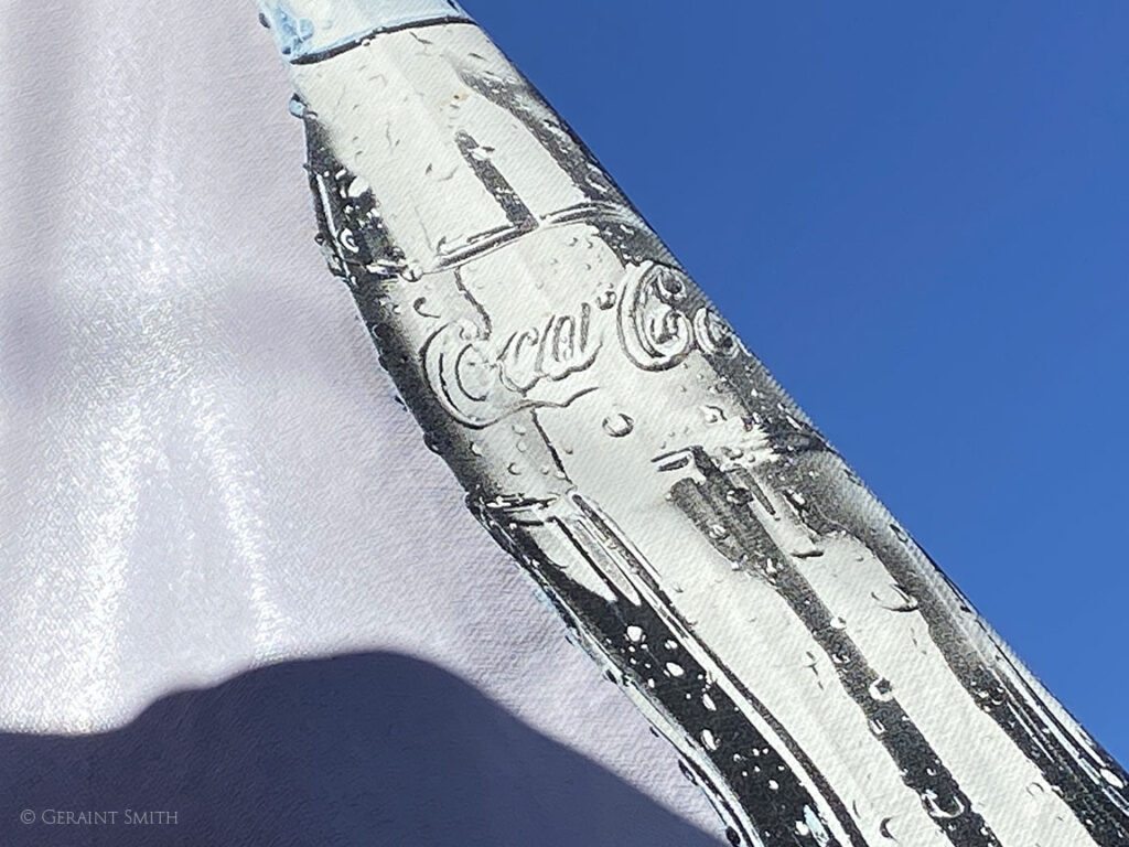 Coca cola umbrella awning