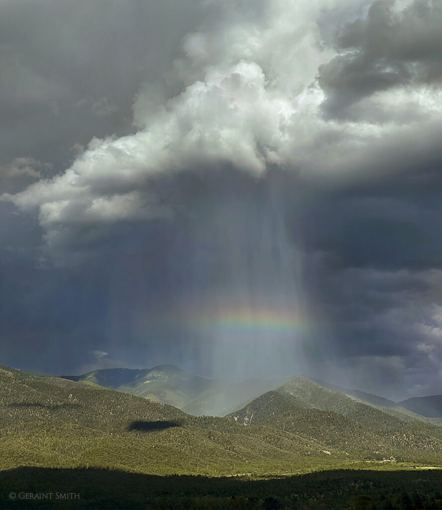 Monsoon rains, northern New Mexico