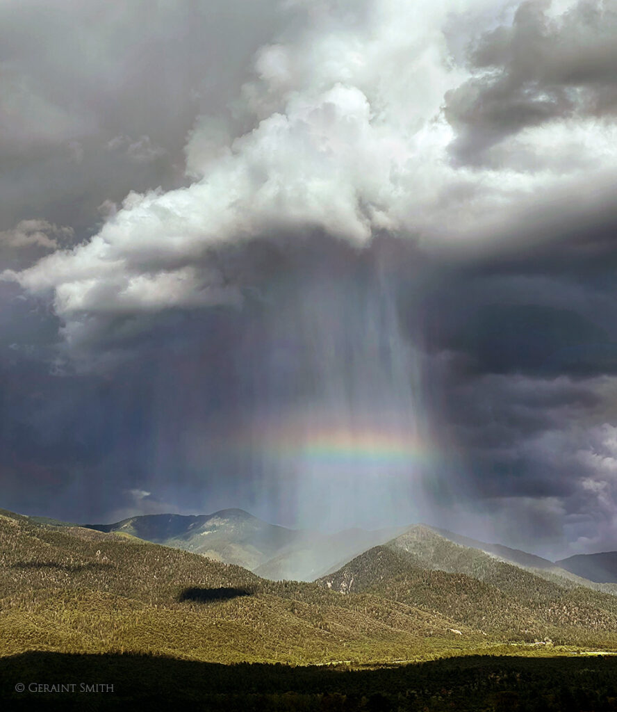 Monsoon rains, northern New Mexico