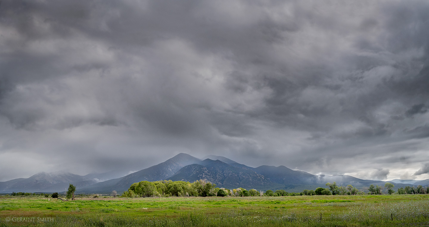 Taos Mountain Storm Clouds