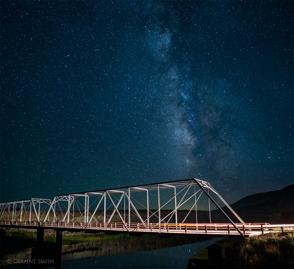 The Milky Way at the Lobatos Bridge, Colorado