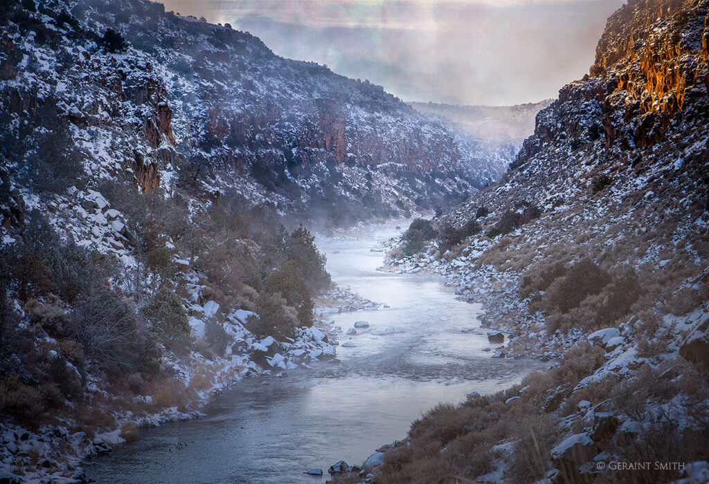 Rio Grande, Bridge, Canyon, Tree. 02-22-2023 | Geraint Smith Photography