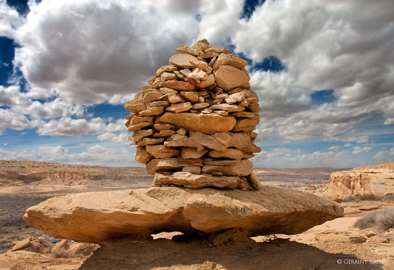 Cairn, Chaco Culture National Historical Park, Northern New Mexico