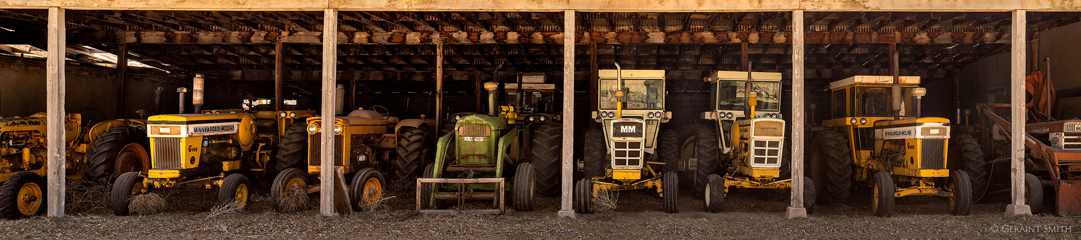 Minneapolis Moline tractors, Jaroso, Colorado