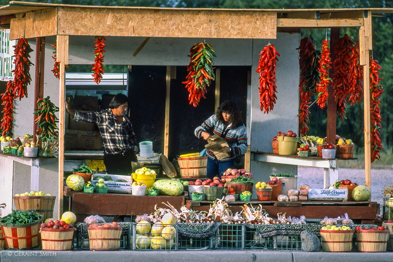 Fruit stand, Española, New Mexico, 1985