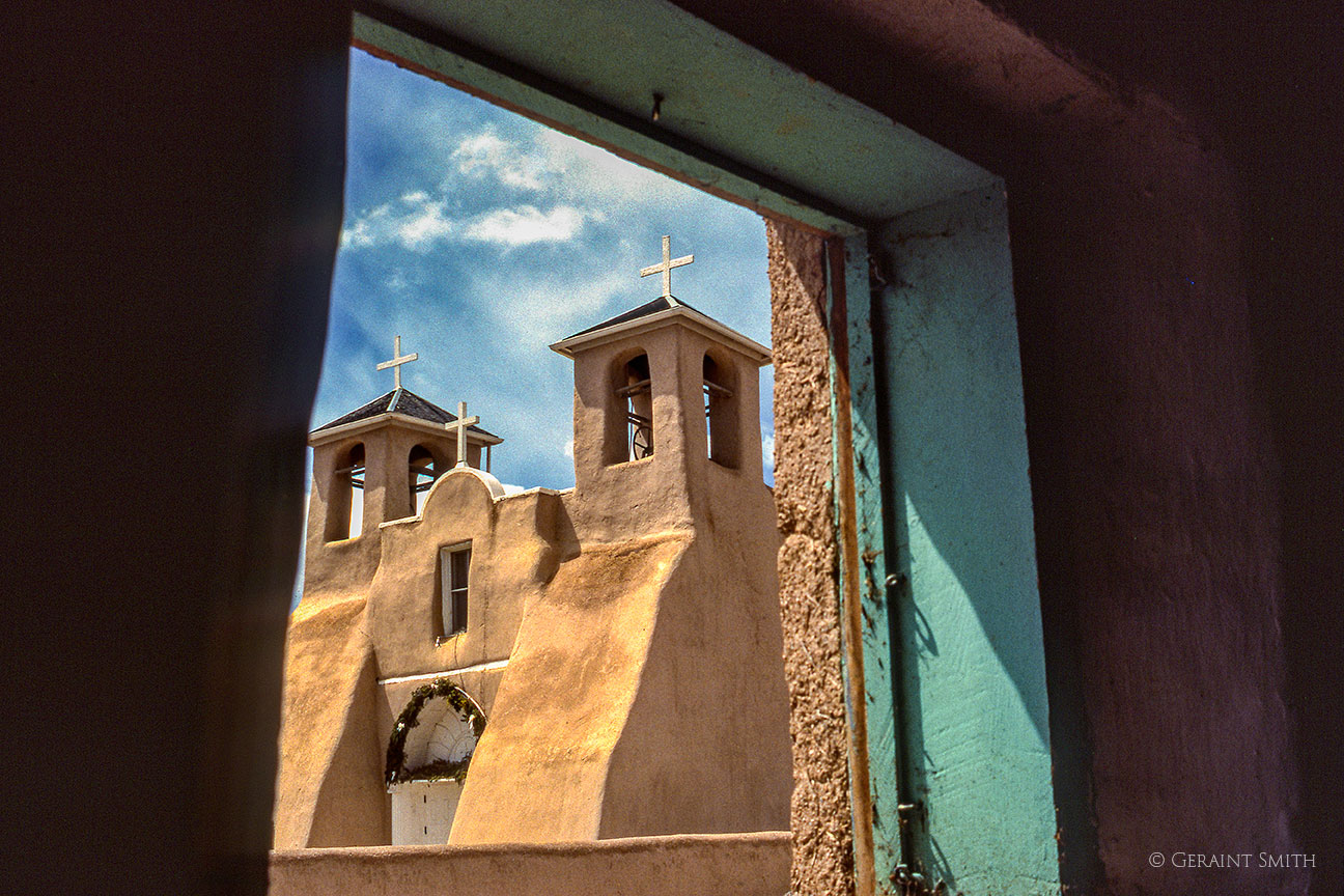 Saint Francis adobe window, 1988