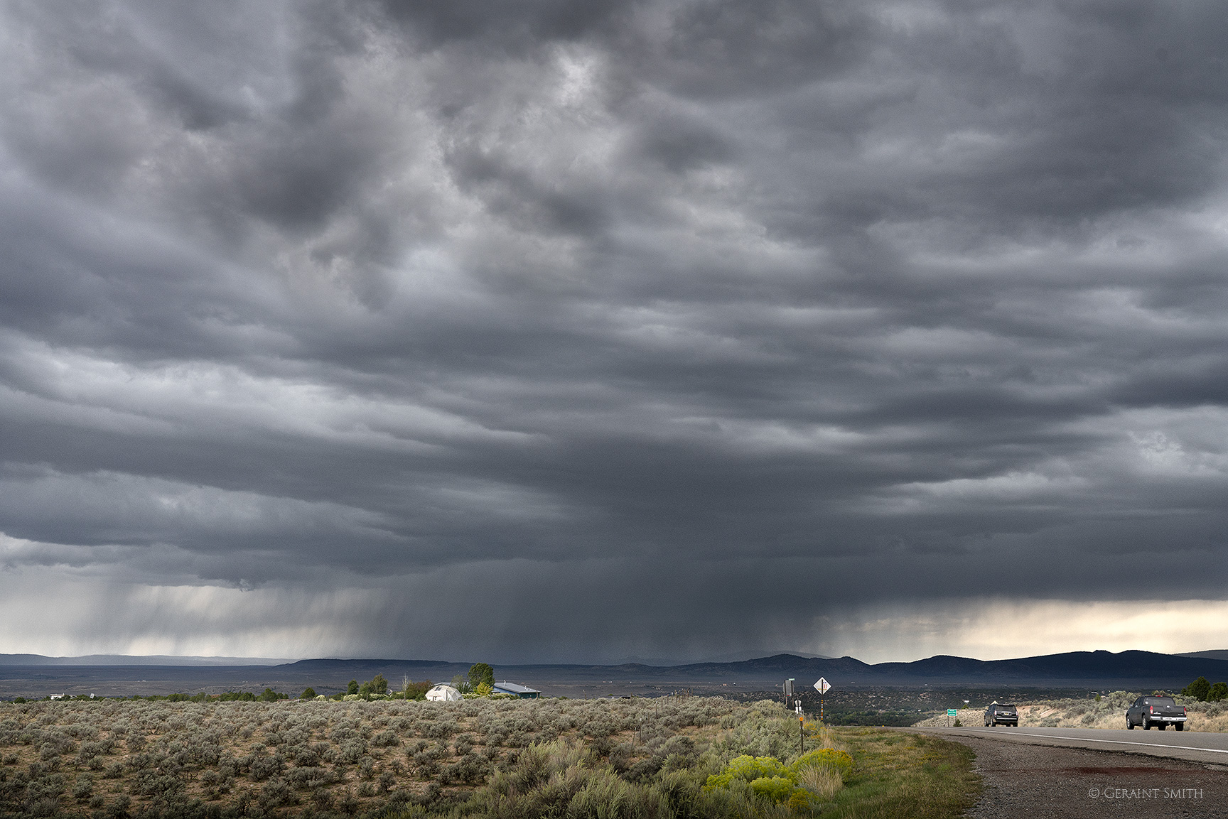 Storm across the Taos Plateau