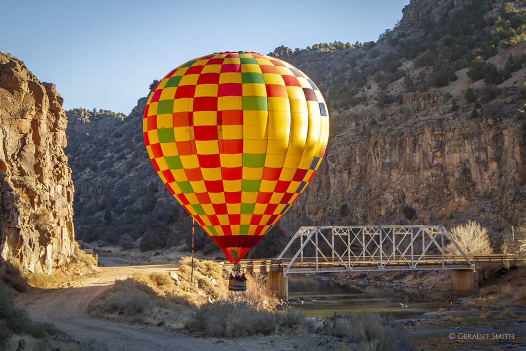 Balloon in the Rio Grande Gorge