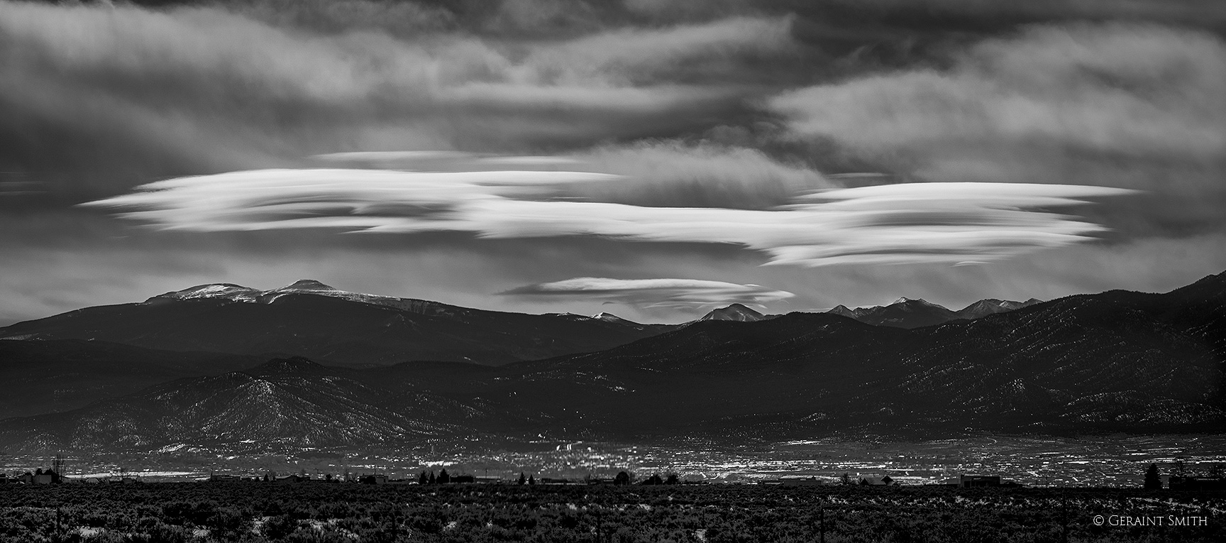 Lenticular clouds, Taos, NM