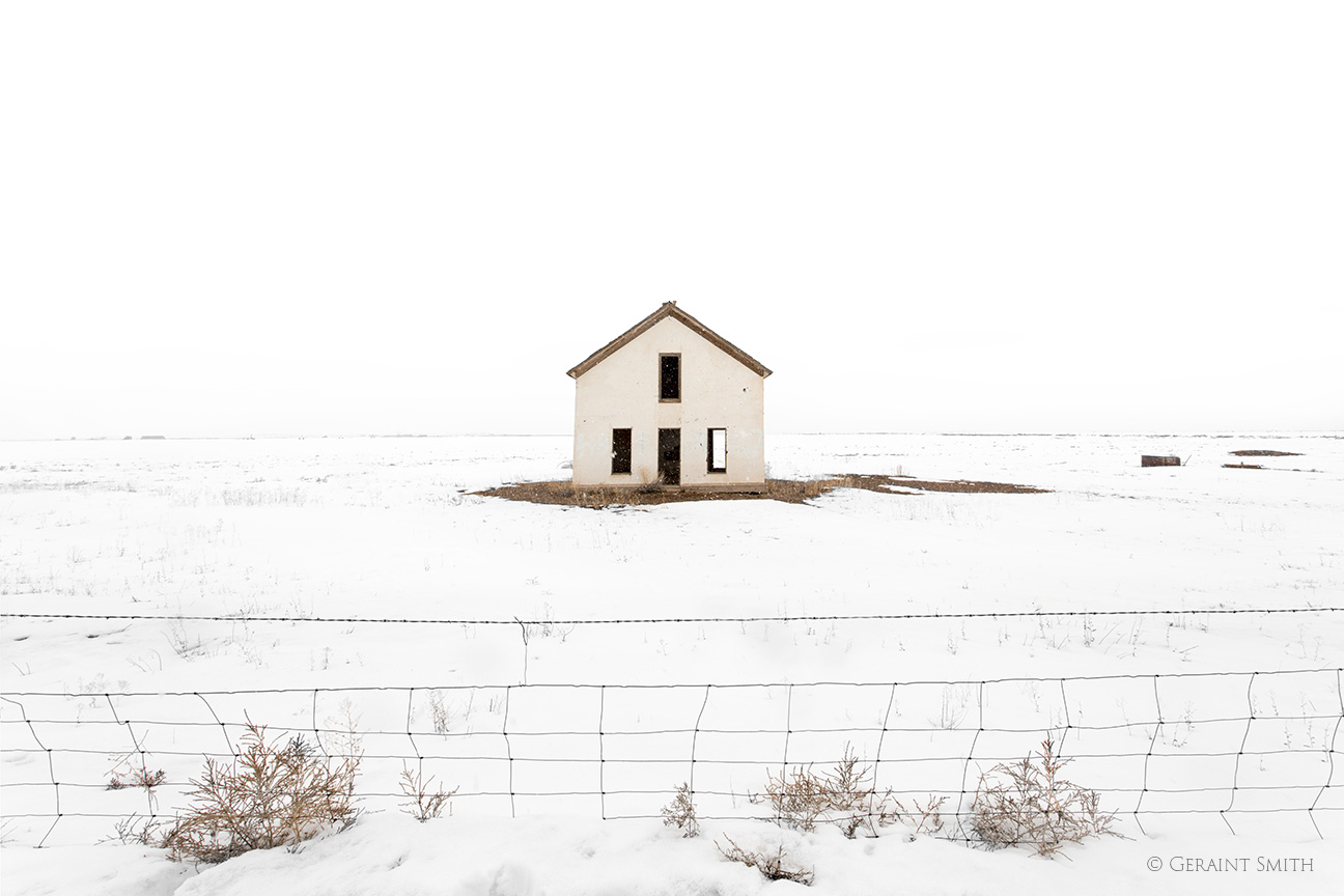 White homestead ruin Colorado