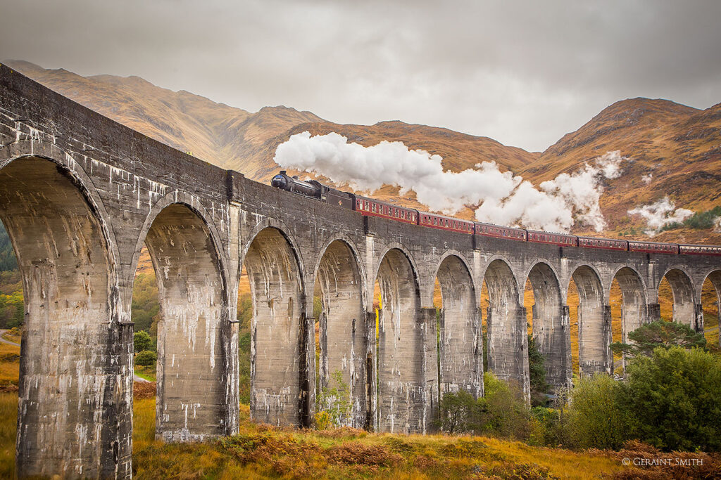 Glenfinnan Viaduct Jacobite Steam train