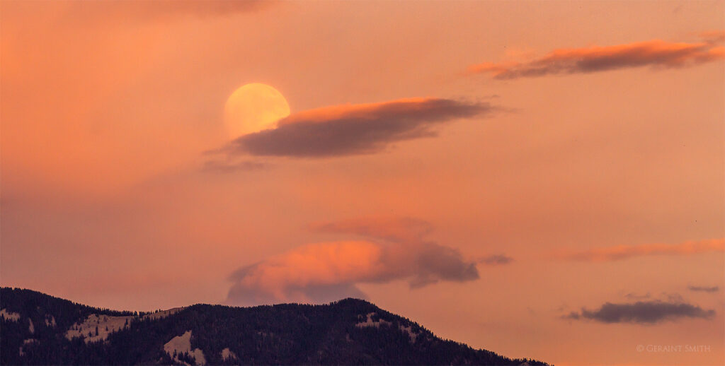 Sunset Moonrise from San Cristobal, NM