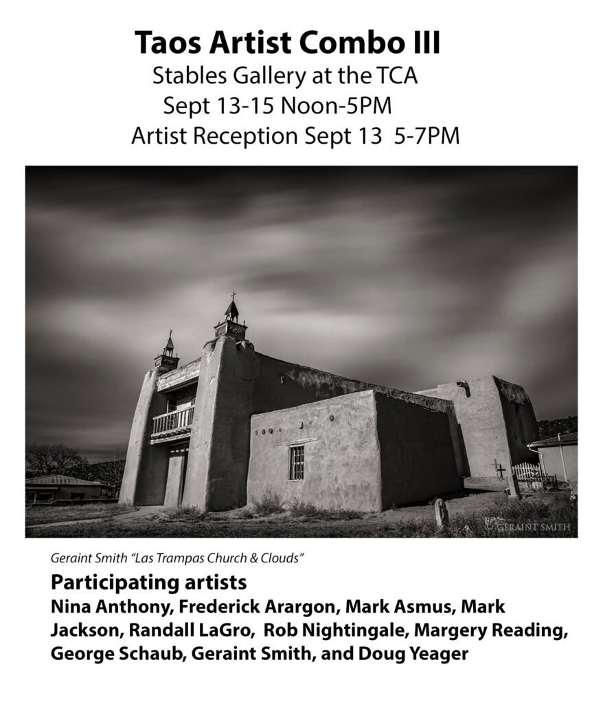 September Show, "Taos Artist Combo 3" at the Stables Gallery Taos.