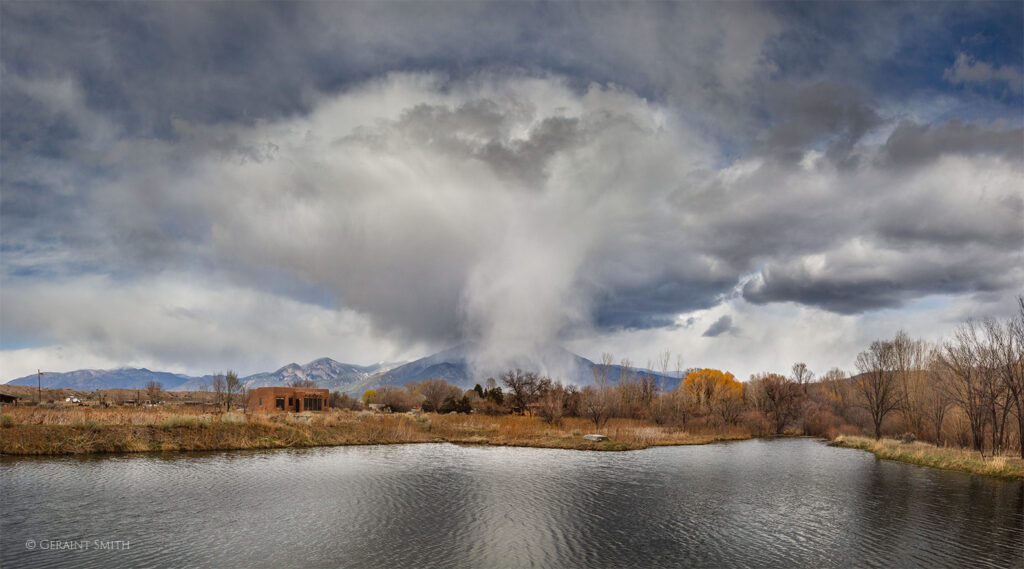 Ranchos de Taos winter pond