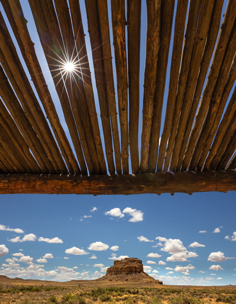 Fajada Butte sun star, Chaco Canyon, NM
