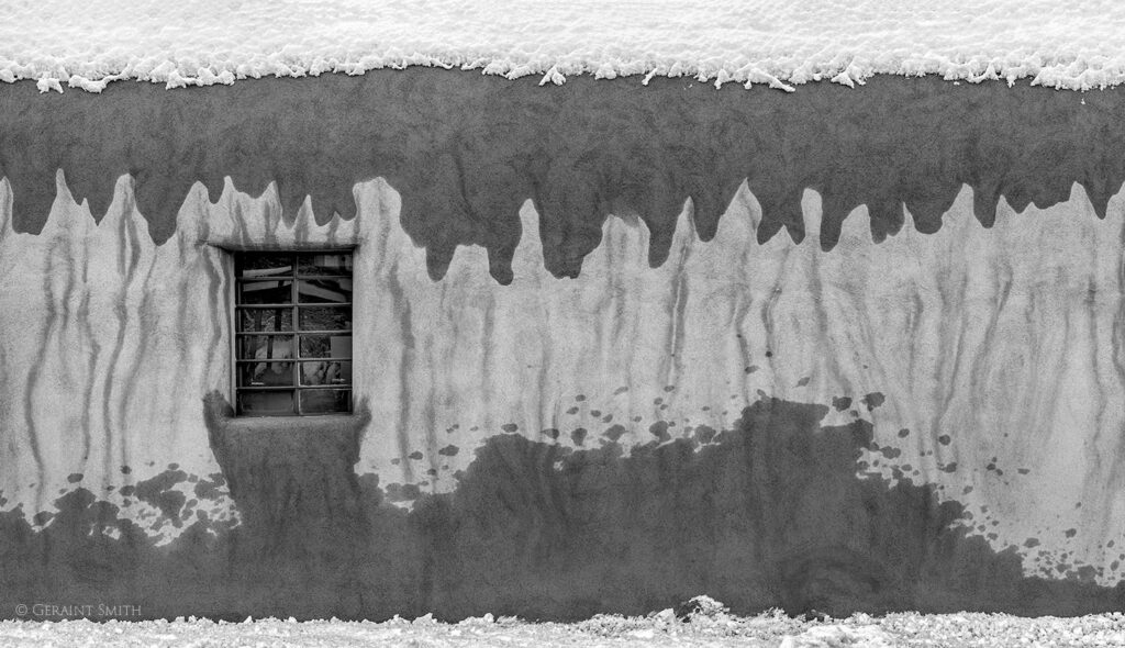 Snow melt, Weeping Walls, Taos