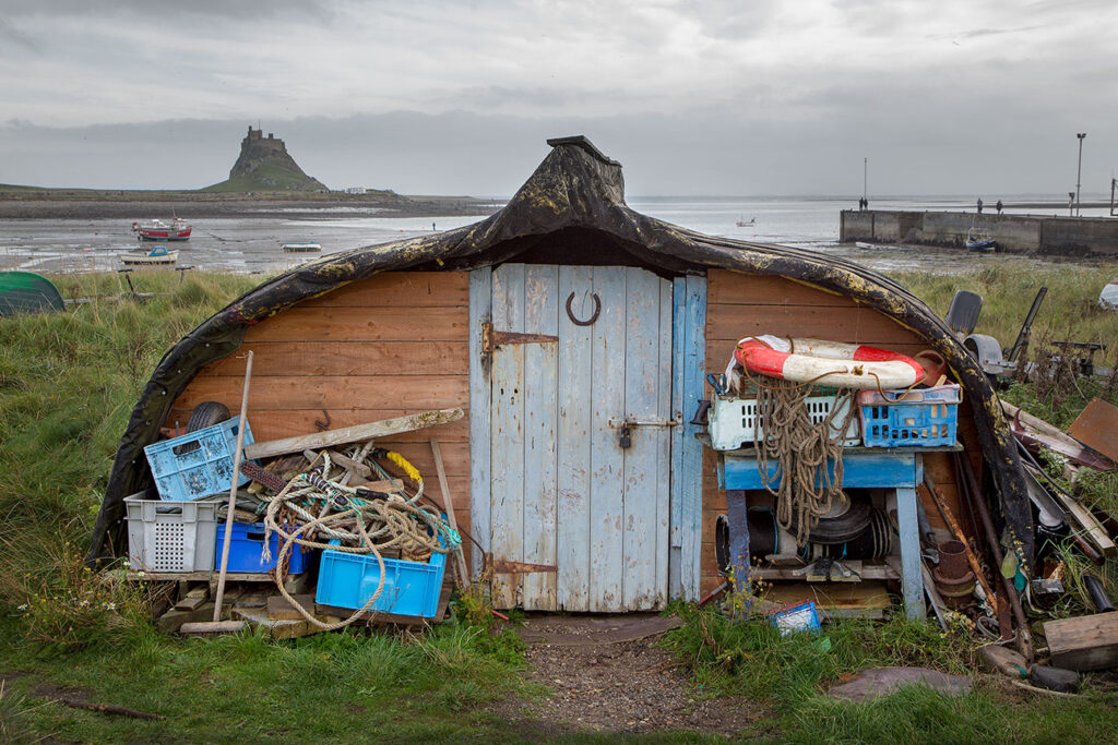 Boat shed Holy Island