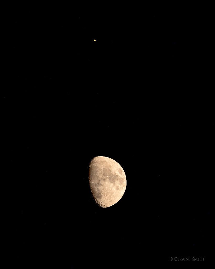Moon and Antares, NM