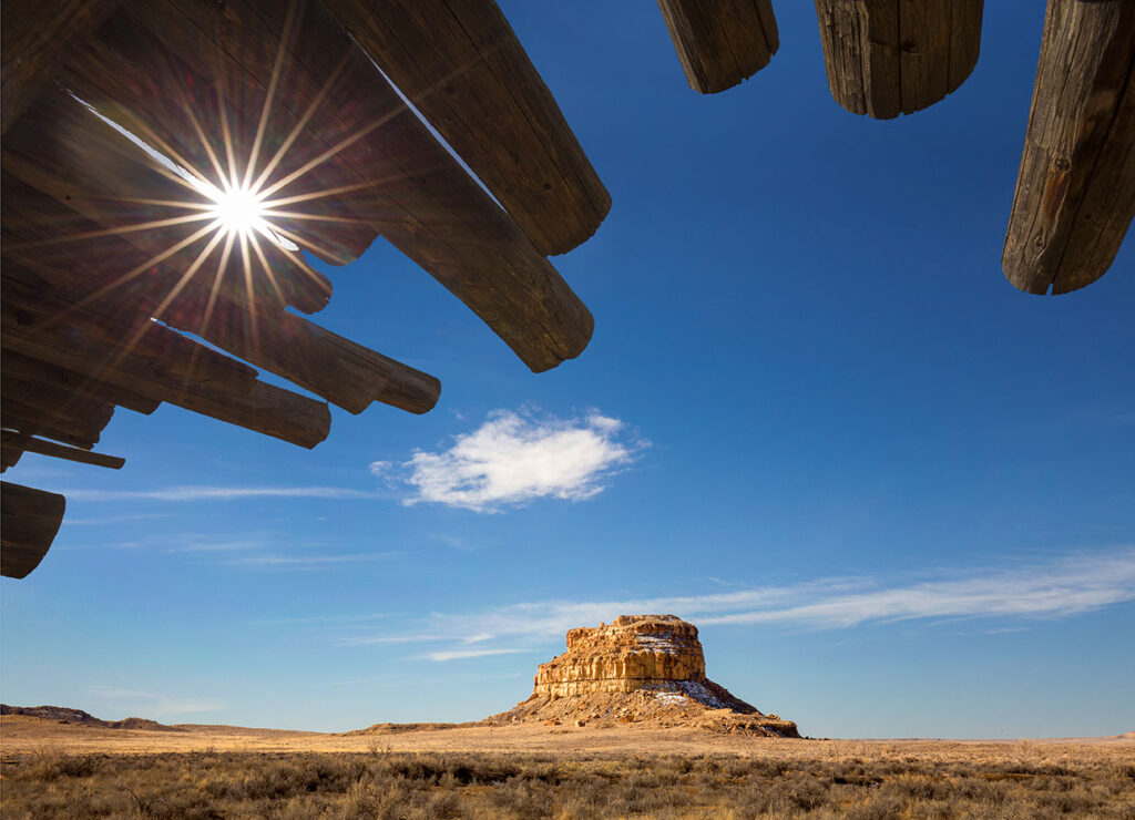 Fajada Butte Chaco Culture National Historical Park.