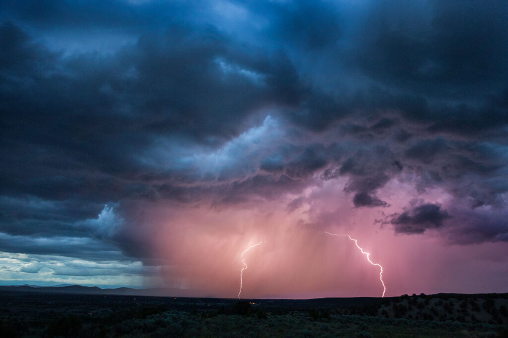 Lightning, Arroyo Hondo