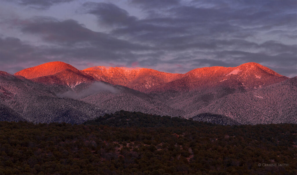 Last Light Columbine Hondo Wilderness NM