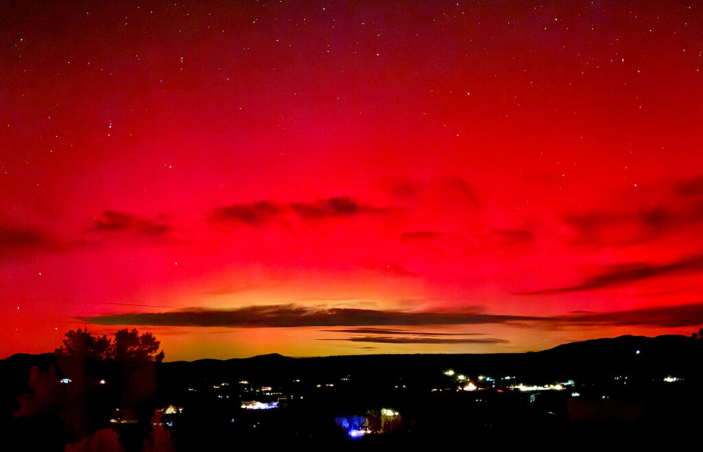 Northern lights, San Cristobal, NM