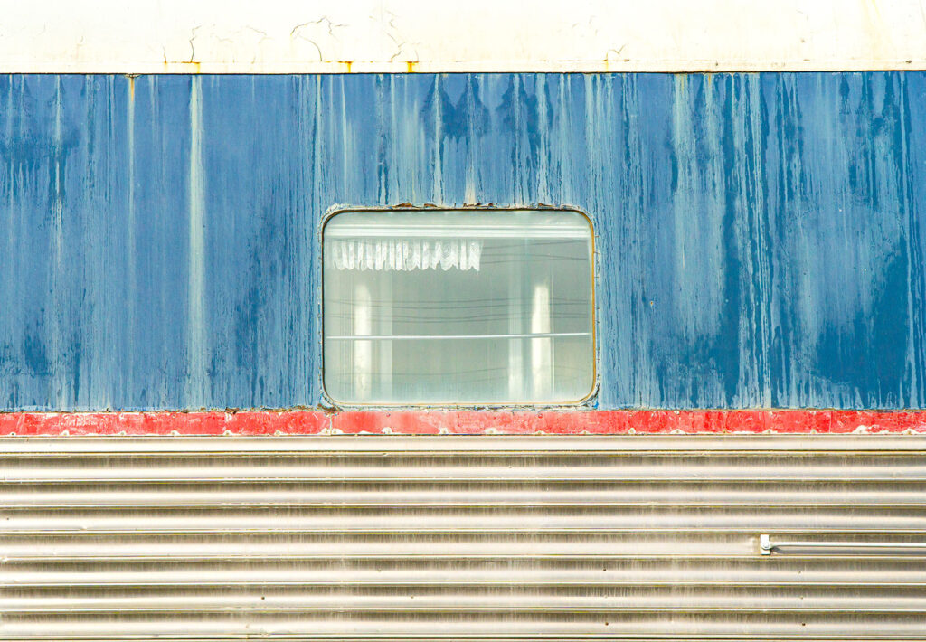 Carriage window and patina.