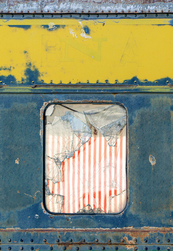 Carriage window and rust