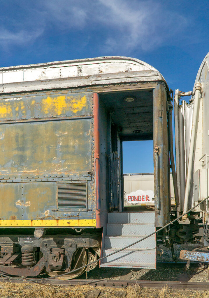 "Ponder the Coalescence" at the railyards.