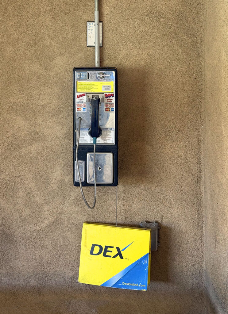 Pay phone Pilar, NM