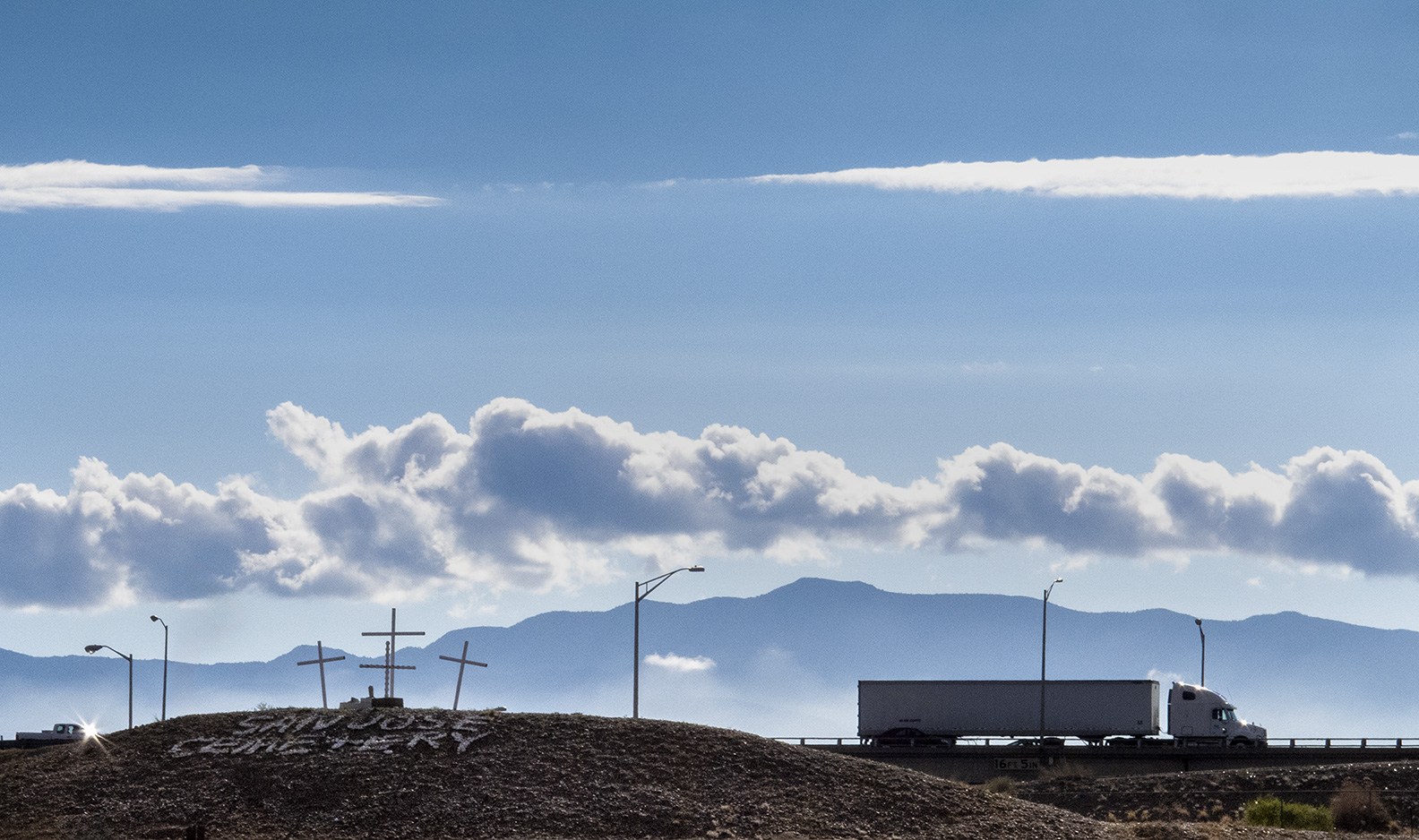 I 25 and San Jose Cemetery, Albuquerque