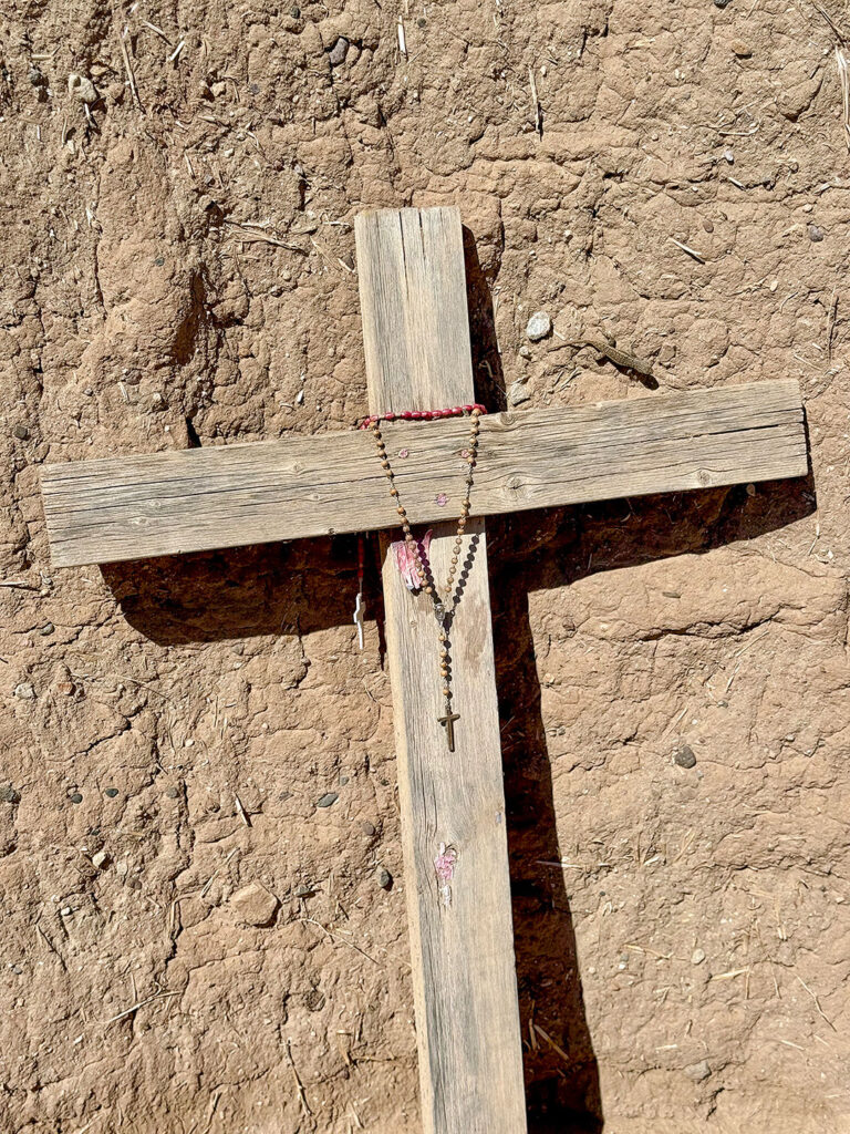 Santa Rosa de Lima, lizard, cross