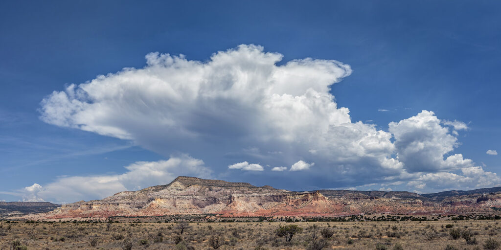 Big beautiful cloud Ghost Ranch NM
