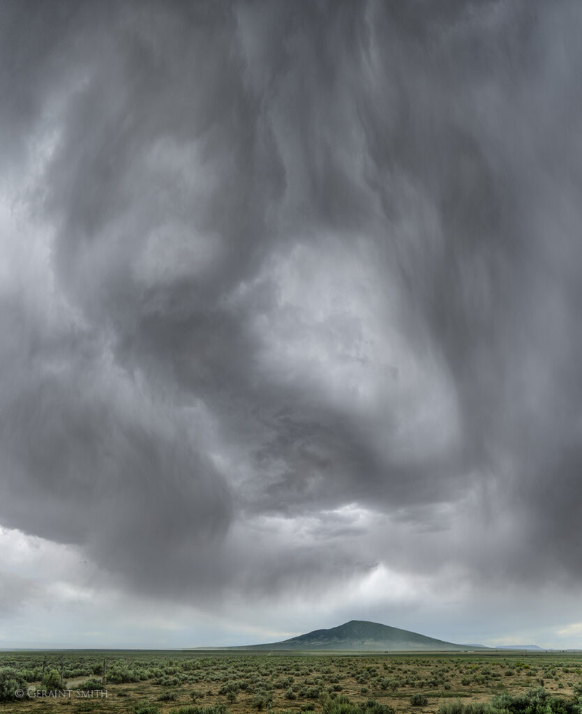 Storm clouds, Ute mountain, NM