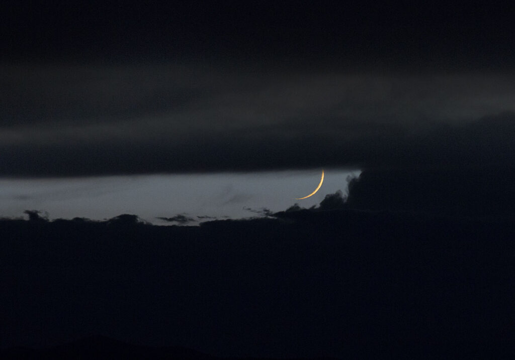Breaking through the clouds